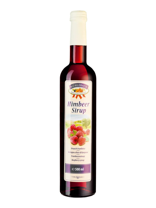 Mühlebach Himbeersirup 0,5 l – Fruchtsirup Sirup Himbeer aus Österreich