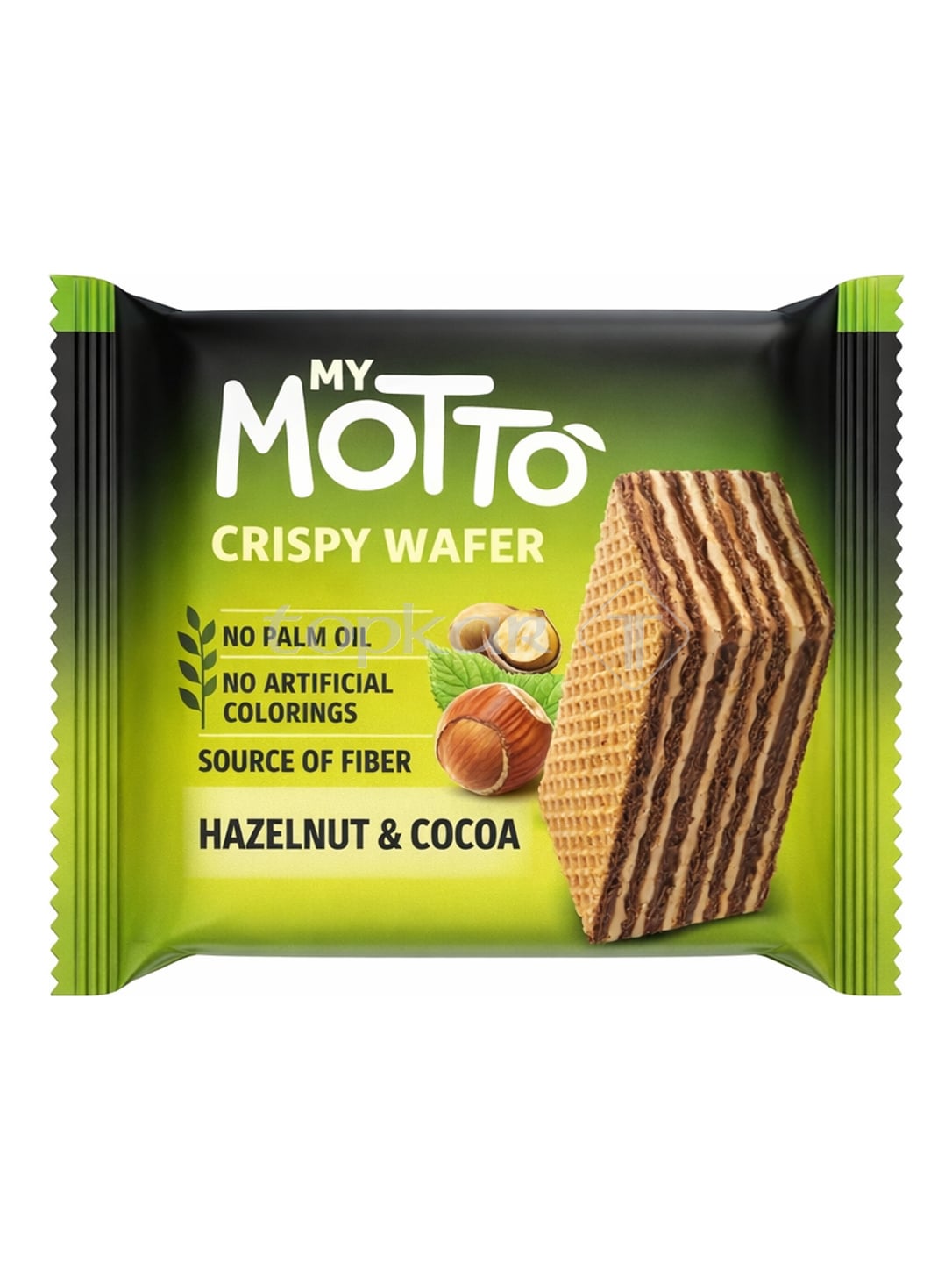 My Motto Knusperwaffeln 5x30 g – Crispy Wafer Haselnuss Kakao