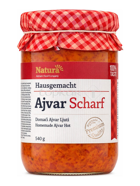 Natura Adriatic Ajvar Scharf Hausgemacht