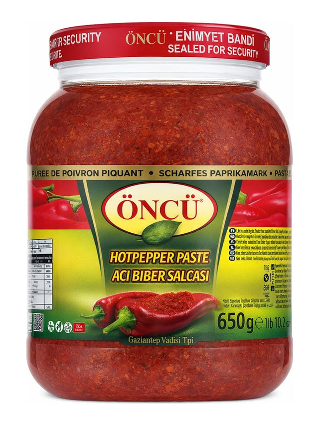 Öncü Scharfe Paprikapaste 1650g – Acı Biber Salçası türkische Chilipaste
