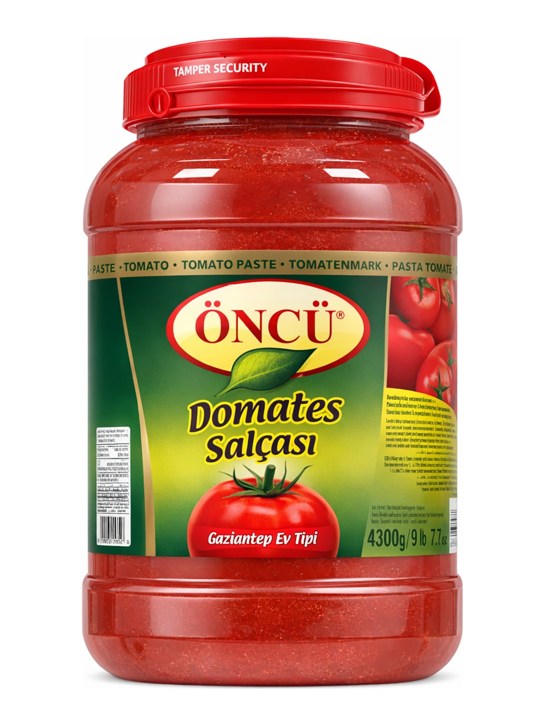 Öncü Domates Salçası Gaziantep Ev Tipi 4300g – türkisches Tomatenmark doppelt konzentriert