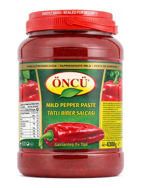 Öncü Tatlı Biber Salçası 4300g – Milde Paprikaste Gaziantep Ev Tipi