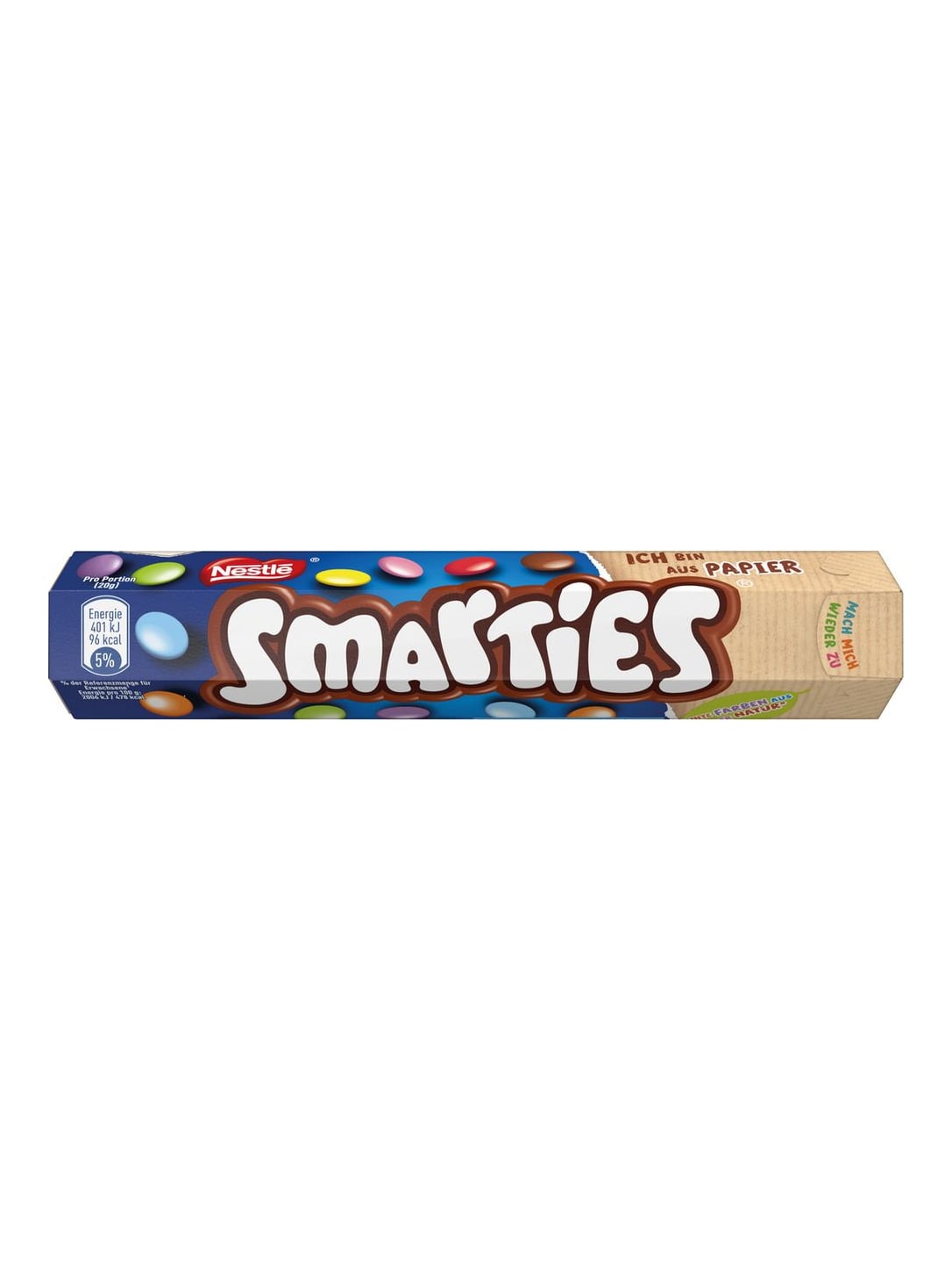 Nestlé Smarties Riesenrolle 130g – bunte Schokolinsen Milchschokolade