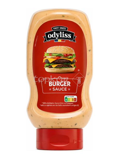 Odyliss Burger Sauce 420 ml – cremige Burgersauce für Burger und Pommes