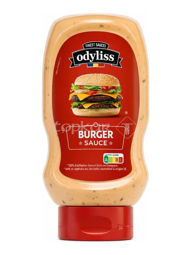 Odyliss Burger Sauce 420 ml – cremige Burgersauce für Burger und Pommes