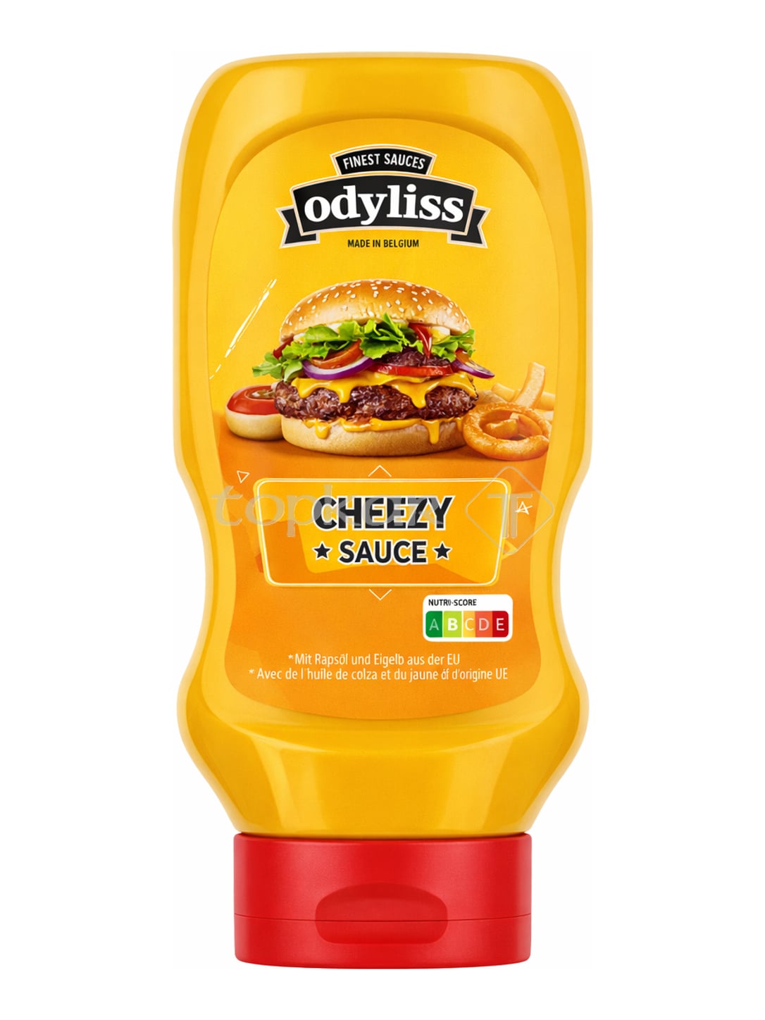 Odyliss Cheezy Sauce 420 ml – cremige Käse-Sauce für Burger und Pommes