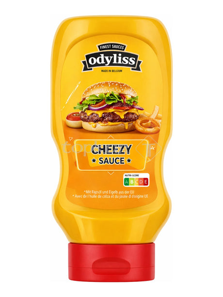 Odyliss Cheezy Sauce 420 ml – cremige Käse-Sauce für Burger und Pommes