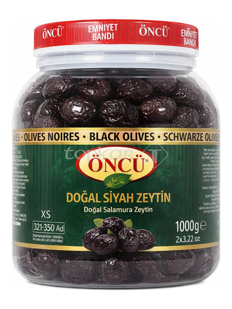 Öncü Schwarze Oliven Natürlich Eingelegt