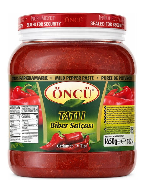 Öncü Tatlı Biber Salçası 1650g – Milde Paprikapaste aus der Türkei