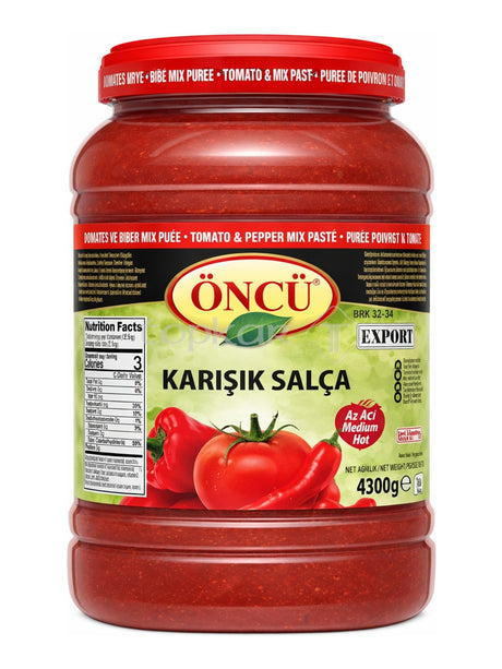 Oncü Gemischtes Paprika- und Tomatenmark
