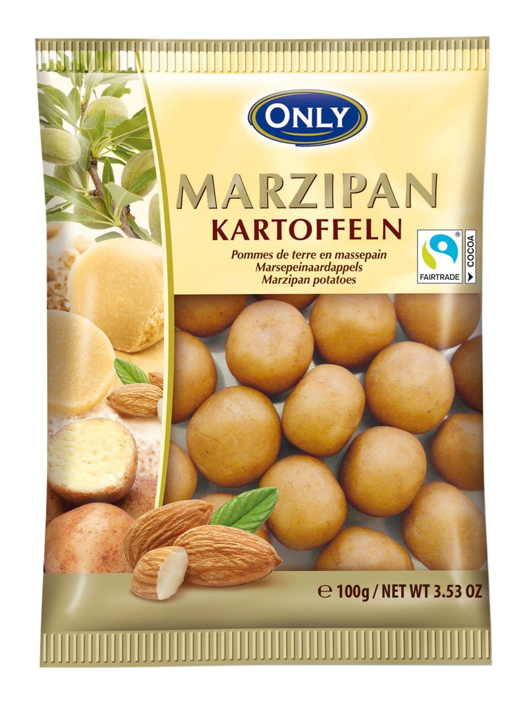 Only Marzipankartoffeln 100g – Marzipan mit Kakao