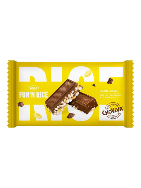 Only ChoViva Puffreis und Cornflakes 100g – kakaofreie Schokoladenalternative