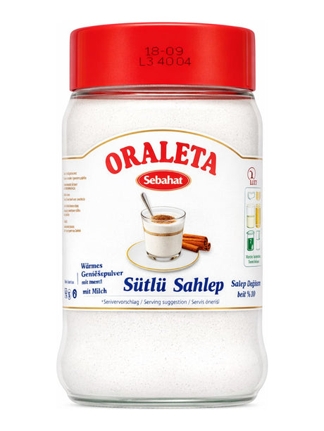 Sebahat Oraleta Sütlü Sahlep 320g – warmes Sahlepgetränk mit Milch