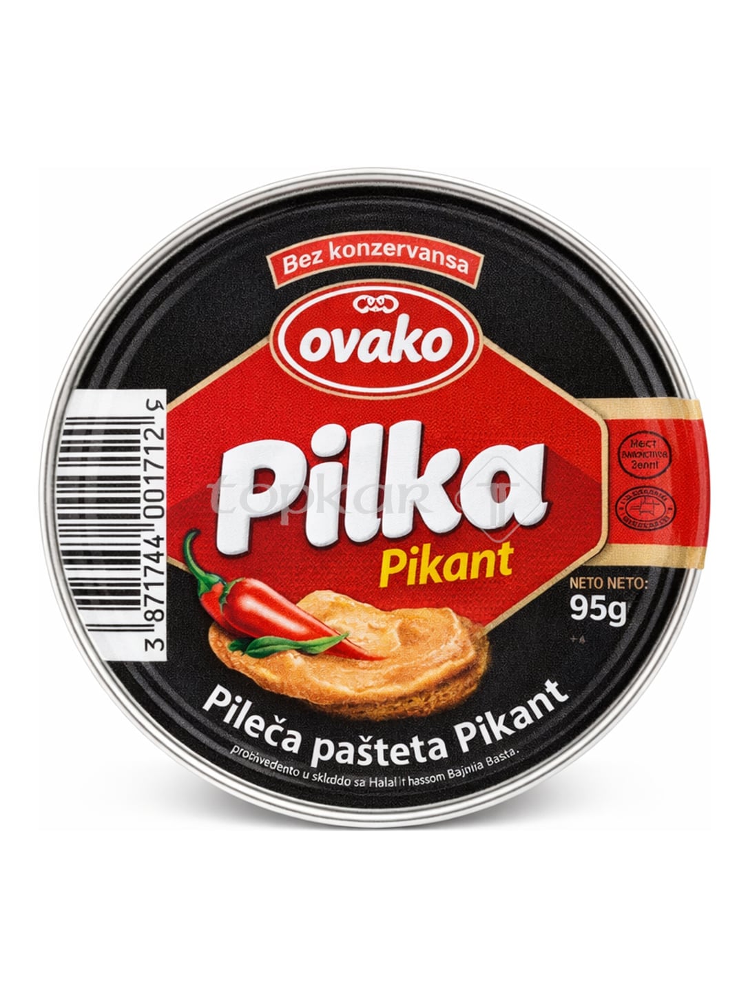 Ovako Hühnerpastete Pikant