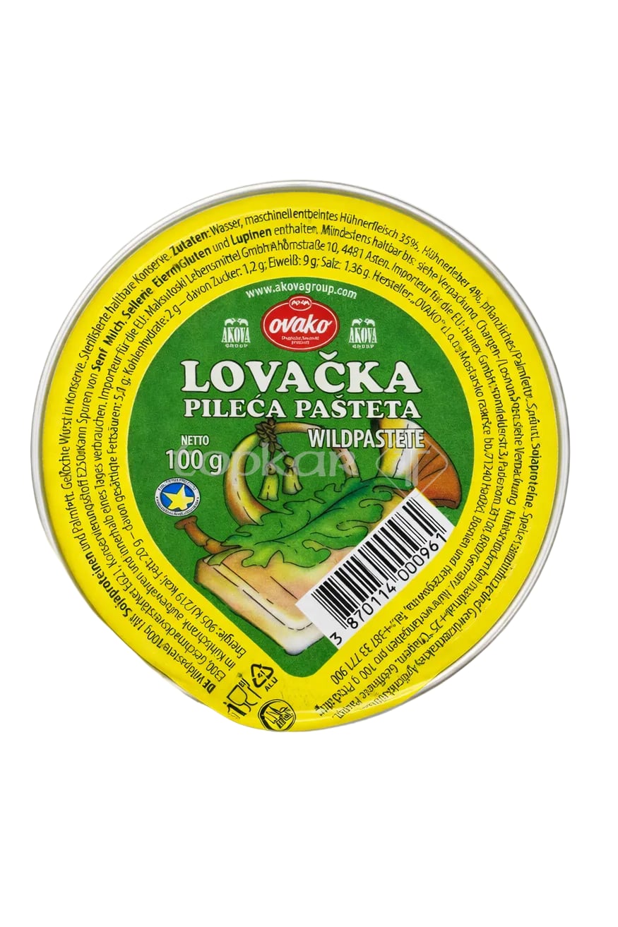 Ovako Lovačka Pileća Pašteta