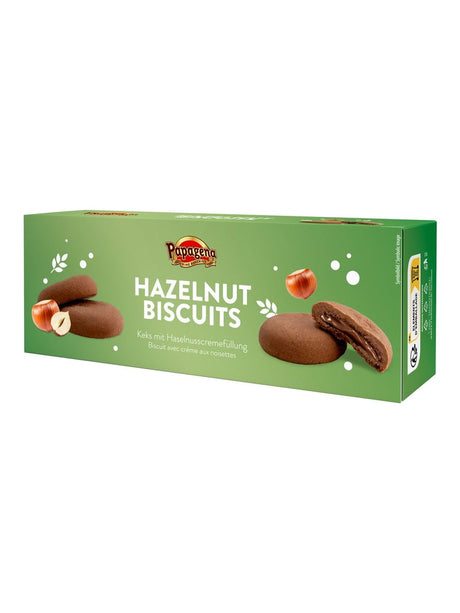 Papagena Kekse mit Haselnusscremefüllung 150g – gefülltes Mürbeteiggebäck