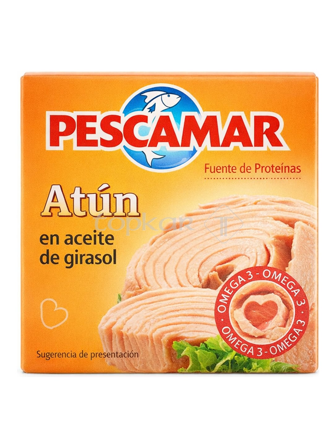 Pescamar Thunfisch in Sonnenblumenöl 80g – Atún en aceite de girasol Thunfischkonserve