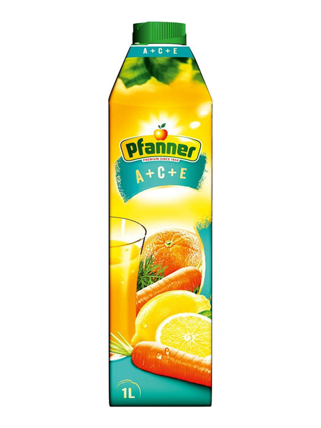 Pfanner ACE Mehrfruchtsaftgetränk 1 l – ACE Drink mit Vitaminen A C E