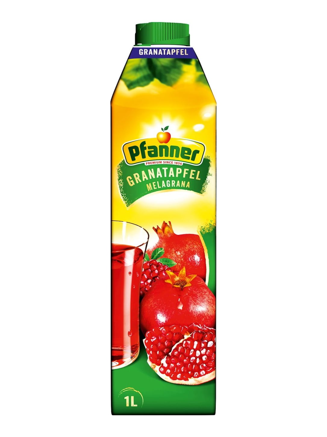 Pfanner Granatapfelgetränk 1 l – Nar Granatapfelsaft 25%