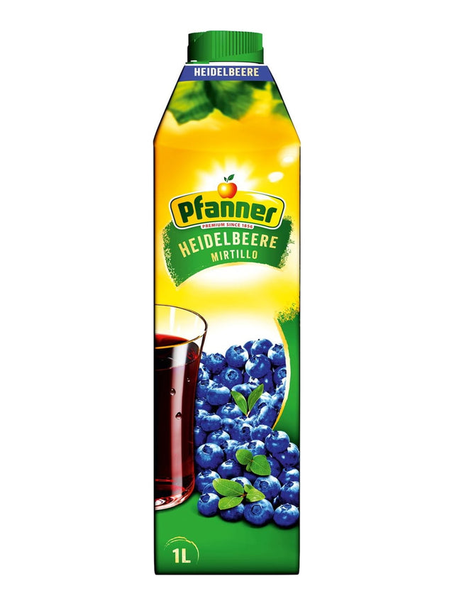 Pfanner Heidelbeergetränk 1 l – Heidelbeersaft Fruchtsaftgetränk 20 %