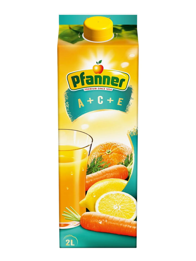 Pfanner Mehrfruchtsaftgetränk ACE 2 l – ACE Vitamindrink mit Frucht