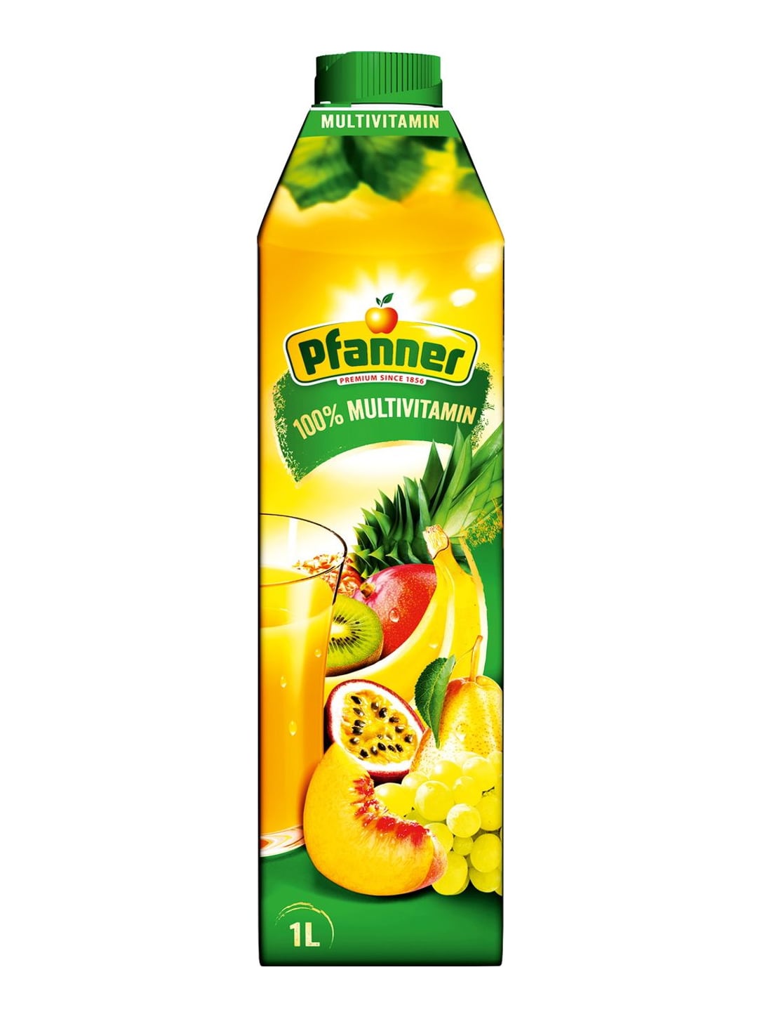 Pfanner Multivitaminsaft 100% 1 l – Mehrfruchtsaft mit Vitaminen