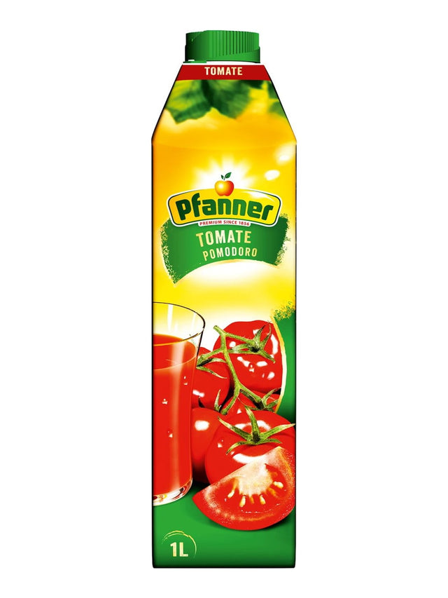 Pfanner Tomatensaft 1 l – 100% Gemüsesaft aus Tomaten