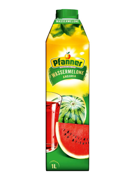 Pfanner Wassermelonengetränk 1 l – Anguria Fruchtsaftgetränk mit Vitamin C