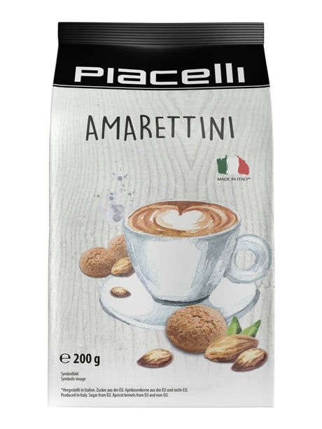 Piacelli Amarettini 200g – italienisches Mandelgebäck Amaretti