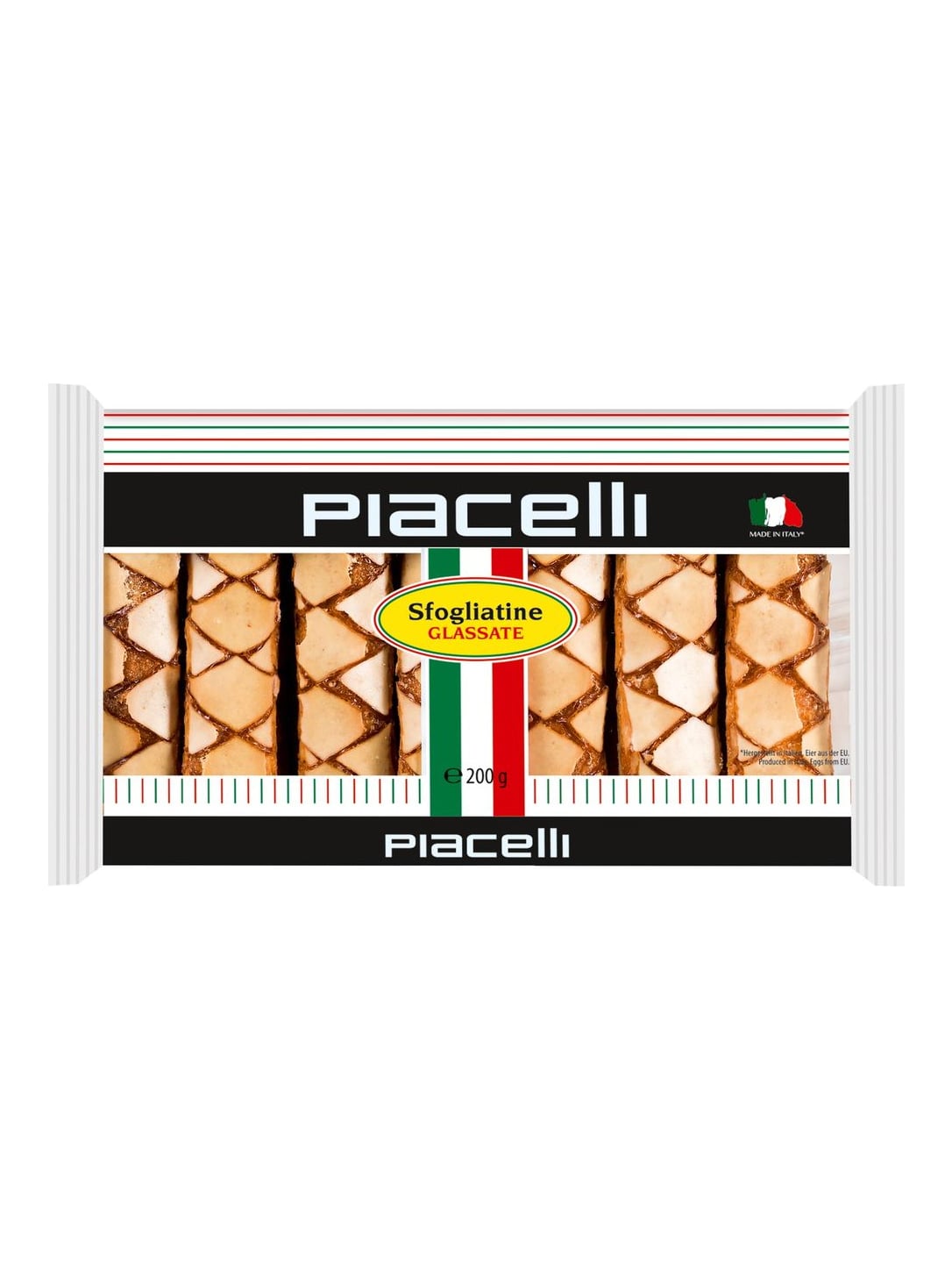 Piacelli Blätterteiggebäck glasiert 200g – Sfogliatine Glassate italienisches Feingebäck