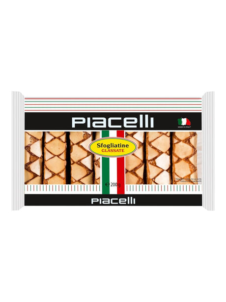 Piacelli Blätterteiggebäck glasiert 200g – Sfogliatine Glassate italienisches Feingebäck