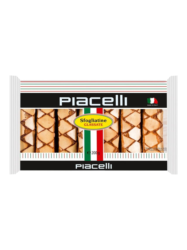Piacelli Blätterteiggebäck glasiert 200g – Sfogliatine Glassate italienisches Feingebäck