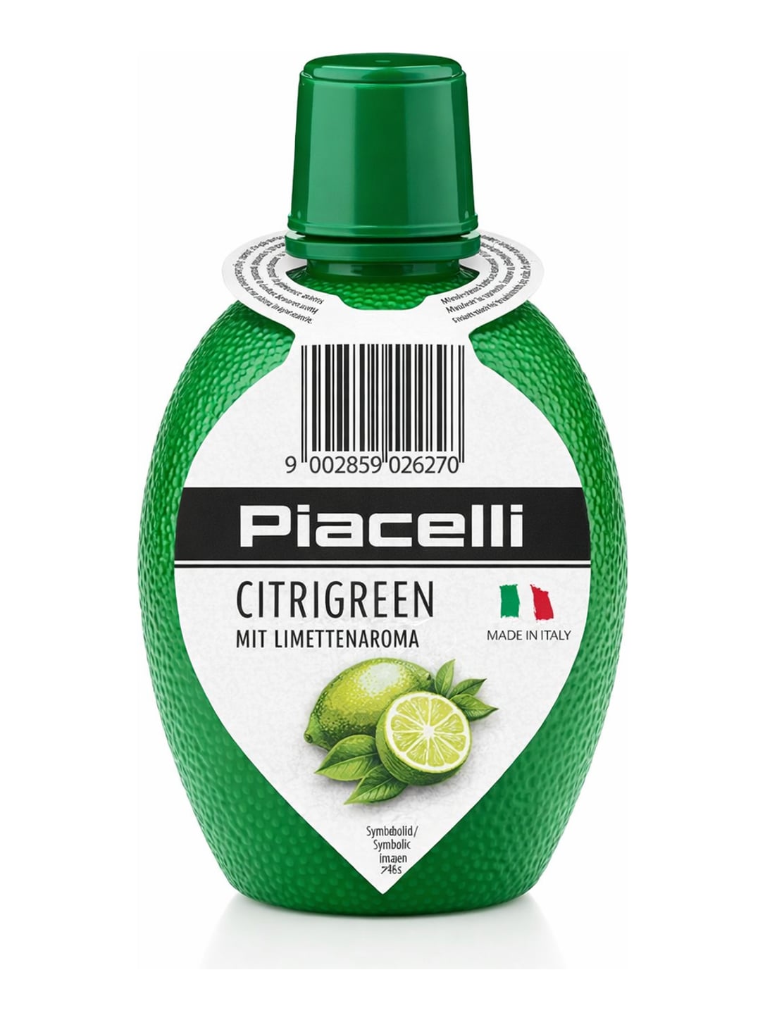Piacelli Citrigreen 200 ml – Würzmittel mit Zitronensaft und Limettenaroma