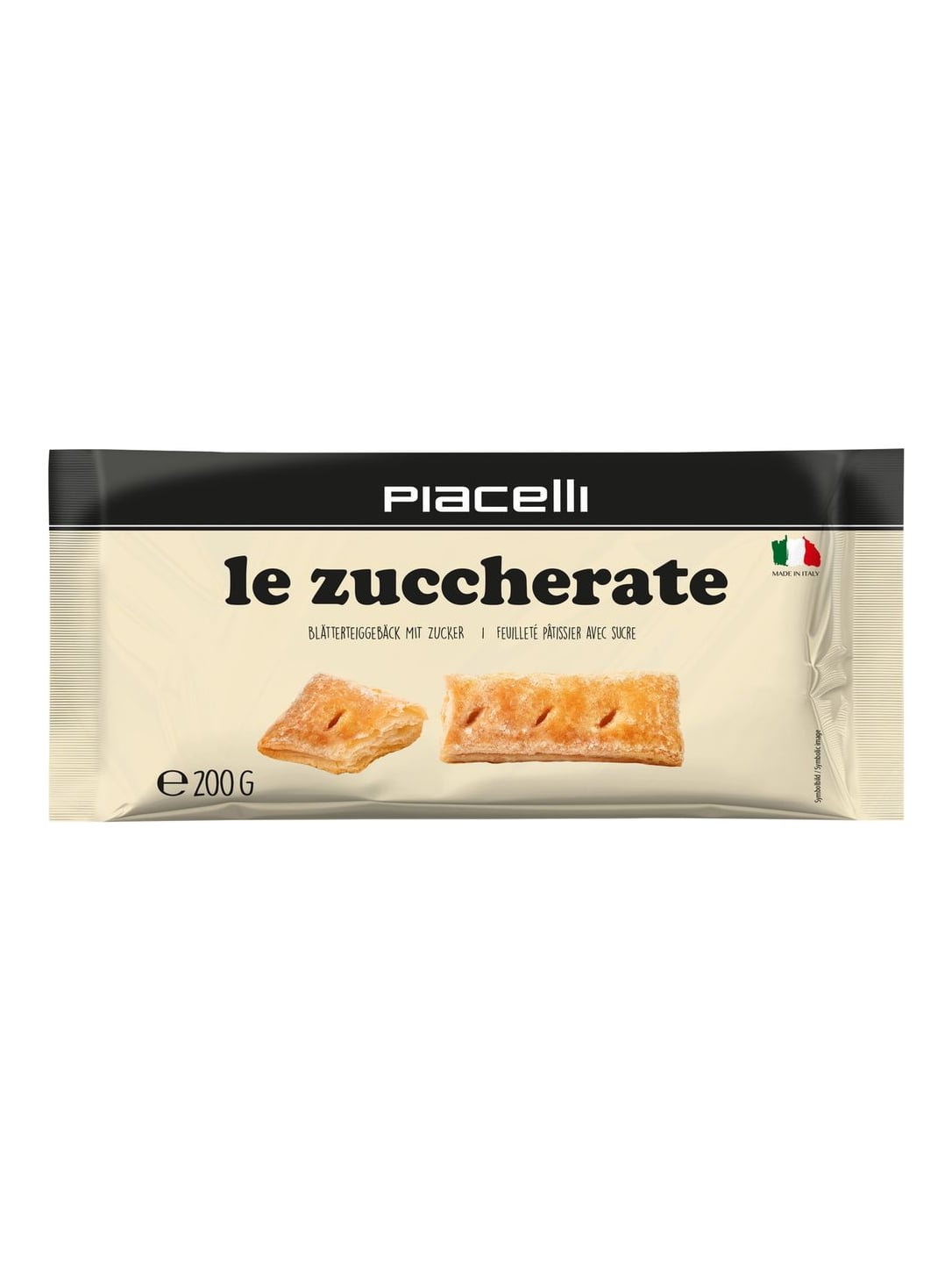 Piacelli Le Zuccherate Blätterteiggebäck 200g – italienisches Zuckergebäck