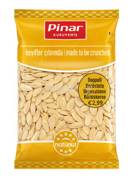 Pınar Kuruyemiş Kürbiskerne ungesalzen 175g – Tuzsuz Kabak Çekirdeği doppelt geröstet