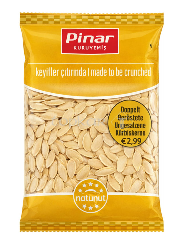 Pınar Kuruyemiş Kürbiskerne ungesalzen 175g – Tuzsuz Kabak Çekirdeği doppelt geröstet