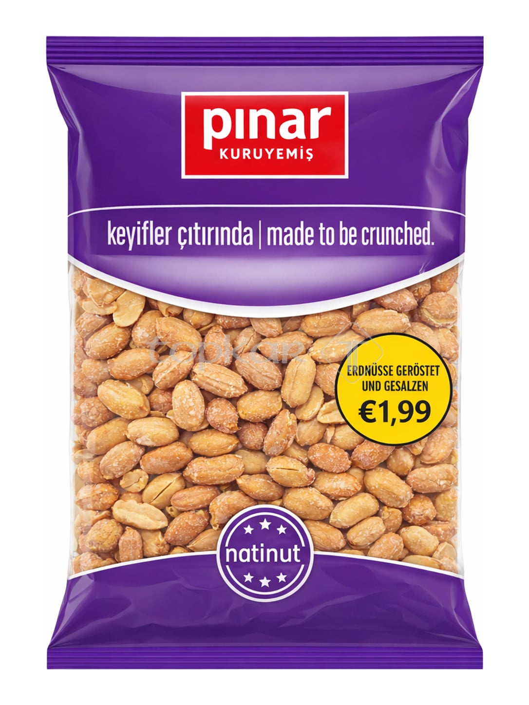 Pınar Erdnüsse geröstet gesalzen 175g – Kavrulmuş Tuzlu Yer Fıstığı