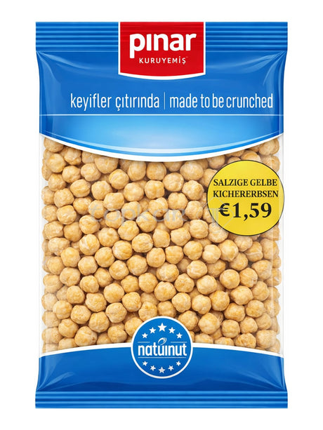 Pınar Kuruyemiş Salzige Gelbe Kichererbsen 175g – Tuzlu Sarı Leblebi geröstete Leblebi