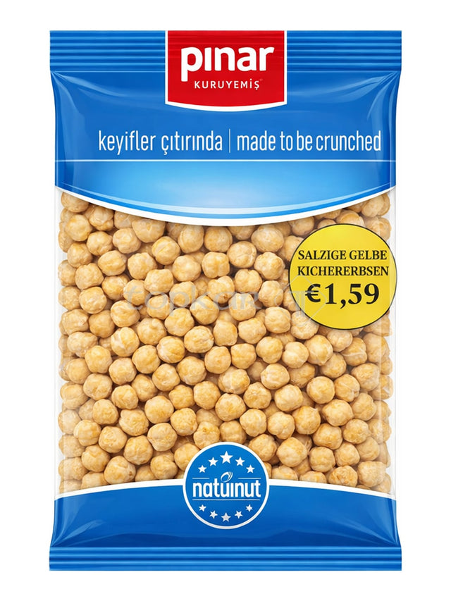 Pınar Kuruyemiş Salzige Gelbe Kichererbsen 175g – Tuzlu Sarı Leblebi geröstete Leblebi
