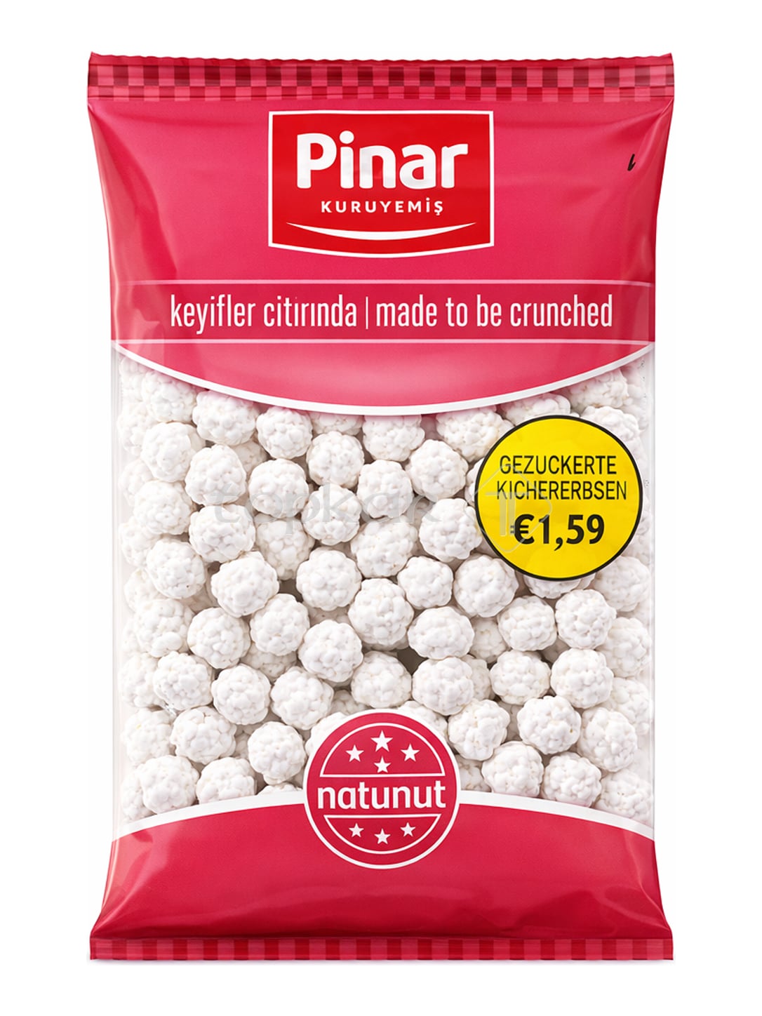 Pınar Şeker Leblebi 175g – gezuckerte geröstete Kichererbsen