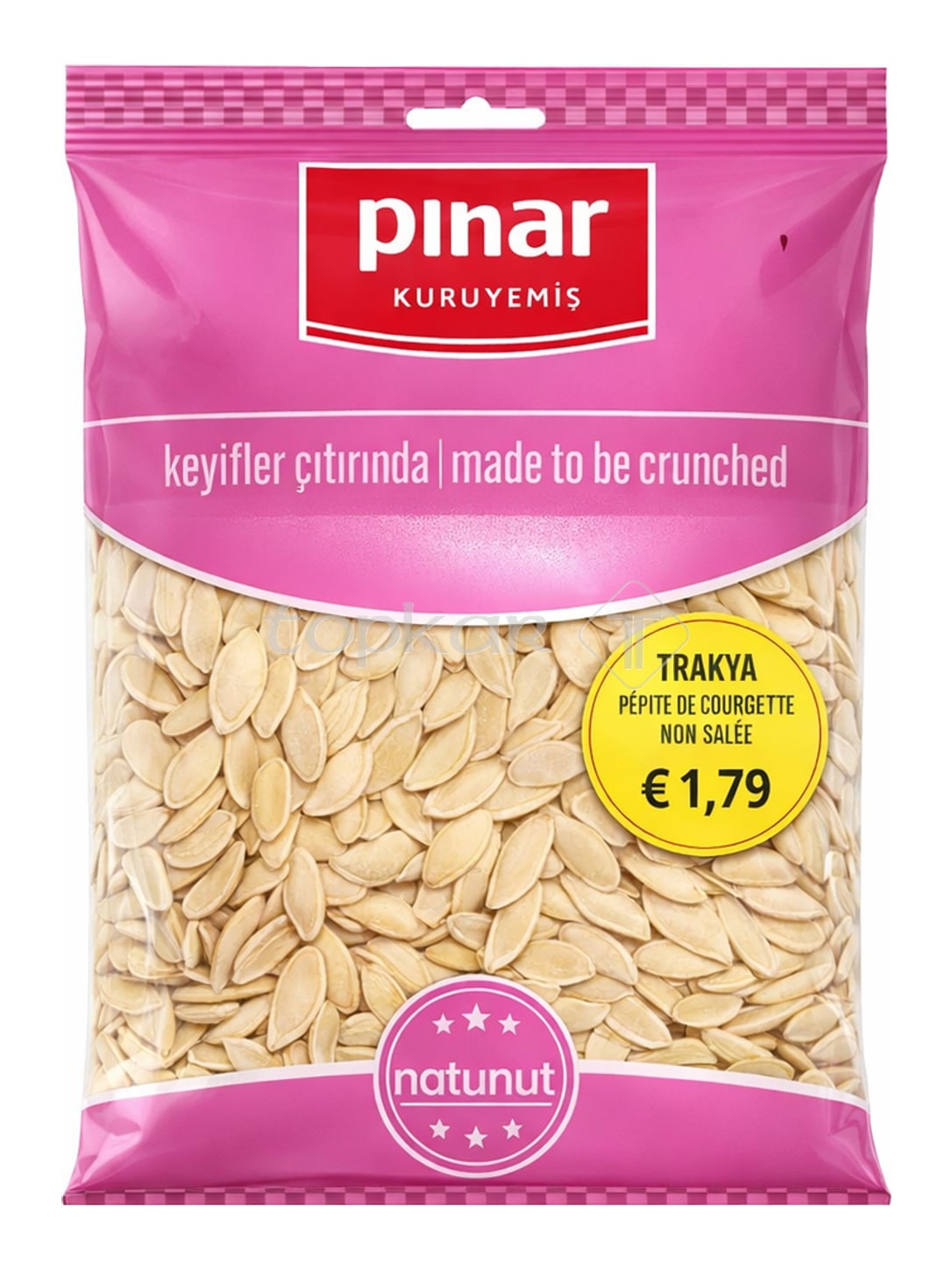 Pınar Kürbiskerne 175g – Trakya Tuzsuz Kabak Çekirdeği geröstet ungesalzen