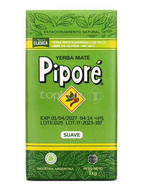 Piporé Yerba Mate Suave 250g – Mate Tee Clásica elaborada con palo