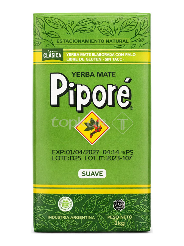 Piporé Yerba Mate Suave 250g – Mate Tee Clásica elaborada con palo