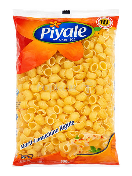 Piyale Muschelnudeln 500g – Mantı Lumachine Rigate Hartweizen Pasta