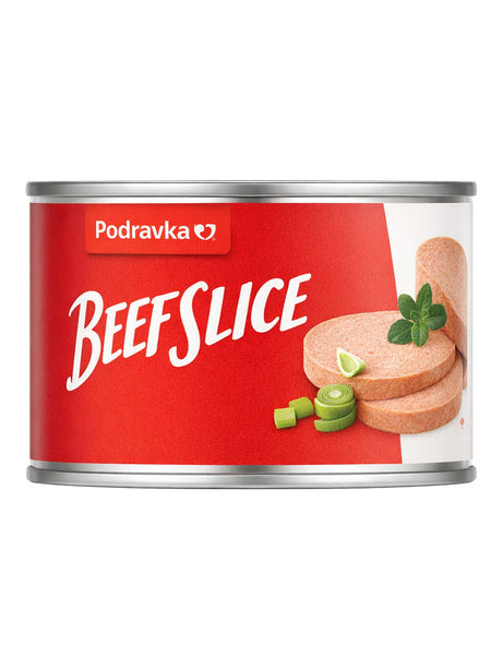Podravka Beef Slice 200g – Rinderfrühstücksfleisch Fleischkonserve aus Kroatien