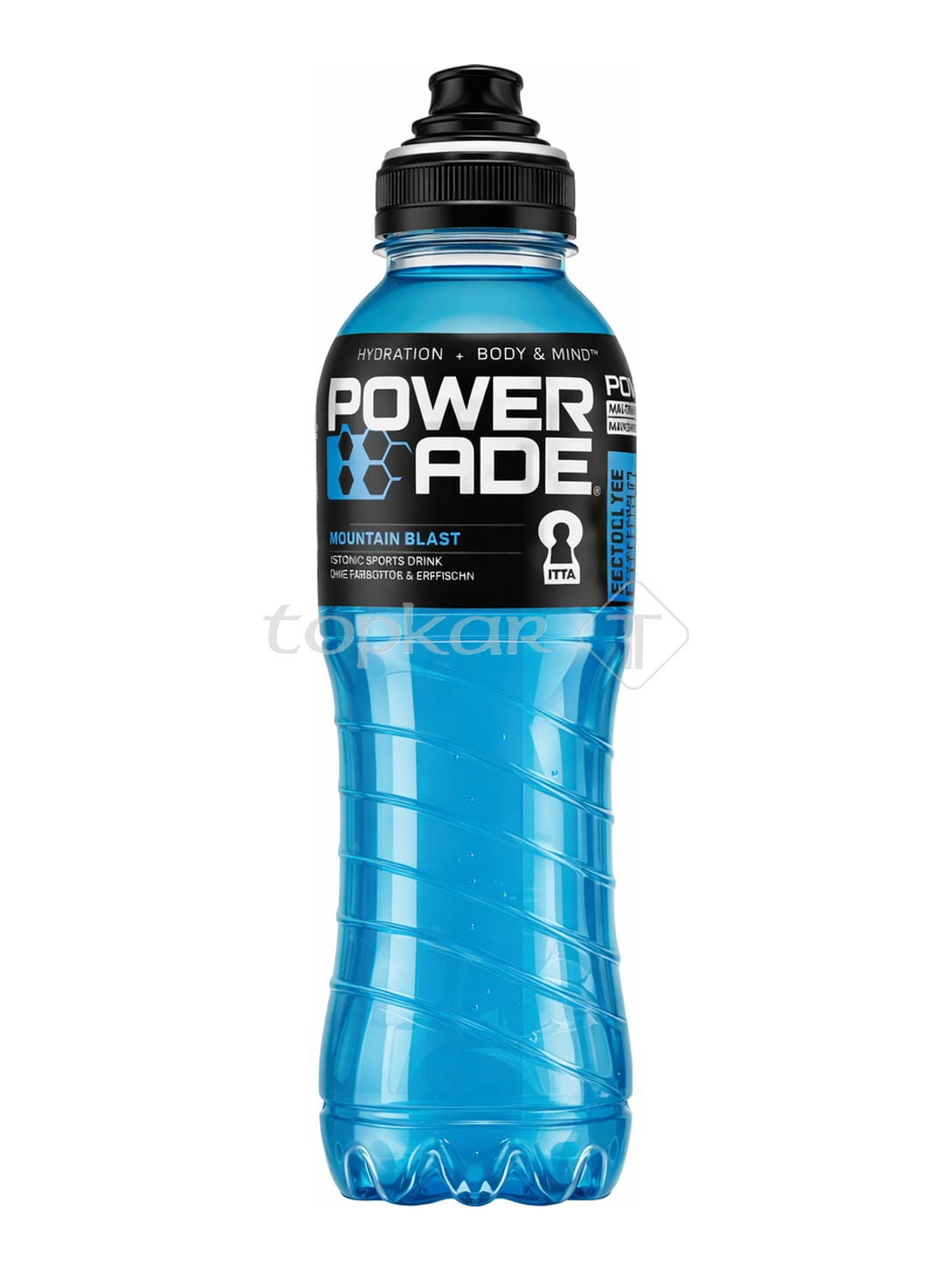 Powerade Mountain Blast 0,5 l – isotonisches Sportgetränk Elektrolytgetränk
