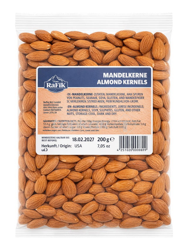 Rafik Mandelkerne 200g – Badem İçi naturbelassene Mandeln Almond Kernels