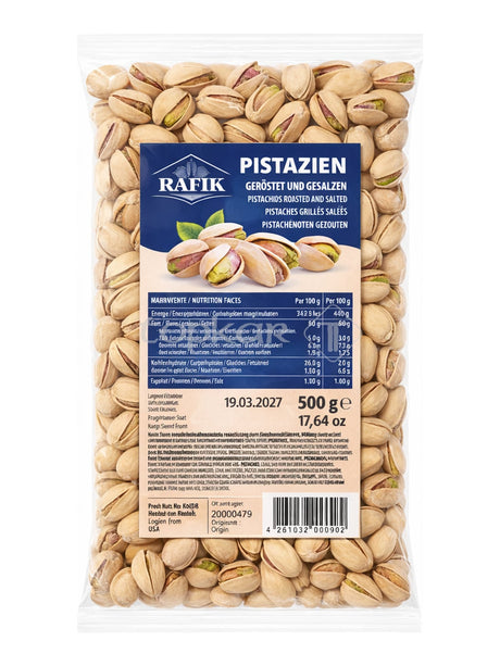 Rafik Pistazien geröstet und gesalzen 500g – Antep Fıstığı in der Schale