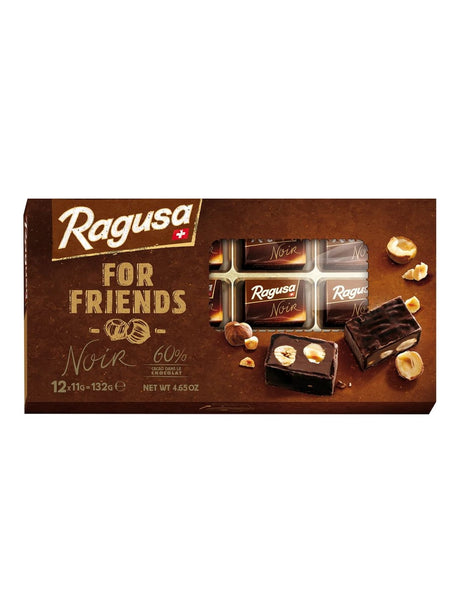 Ragusa For Friends Noir 60% 132g – Schweizer Pralinen mit Haselnüssen