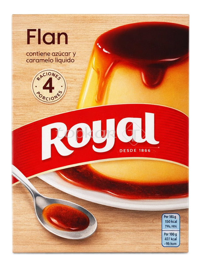 Royal Flan 93g – spanischer Karamellpudding mit flüssigem Karamell